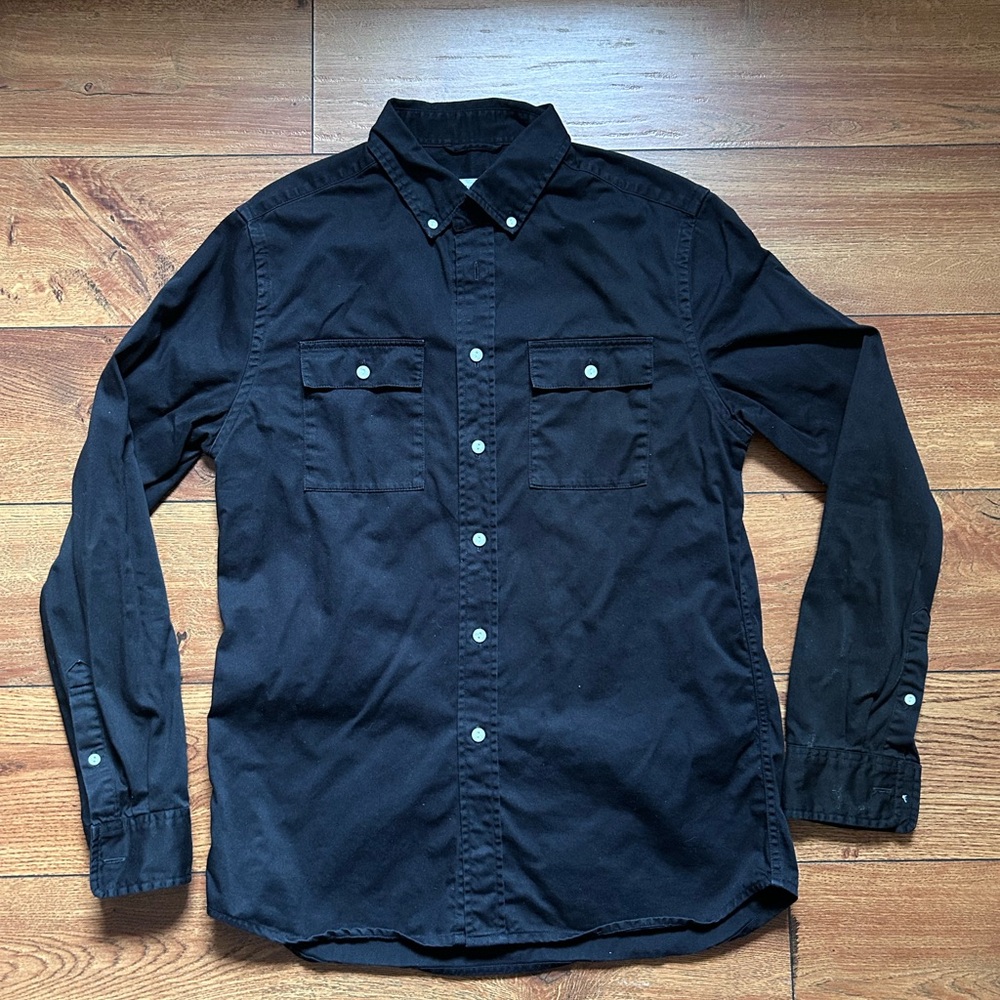 Saturdays New York City Black Collared Shirt